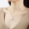 Collier Pendentif en Argent 925 - Perle d'Eau Douce Naturelle