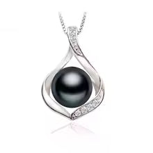 Collier Pendentif en Argent 925 - Perle d'Eau Douce Naturelle