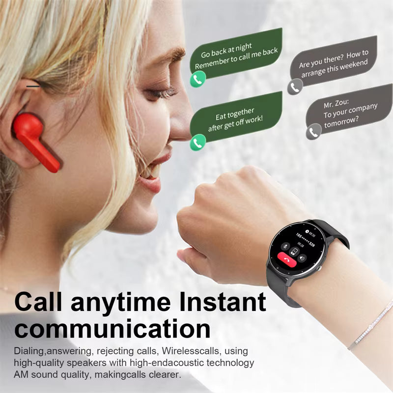 Montre Connectée LIGE - Appels  Bluetooth et suivi d'activité