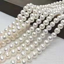 Collier Ras_de_Cou en Argent 925 et Perles d'Eau Douce - 45 cm