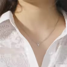 Collier Ras-de-Cou Initial - Acier Inoxydable Doré ou Argenté