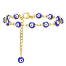 Bracelet Oeil Protecteur - Chaine Acier Inoxydable Or ou Argent